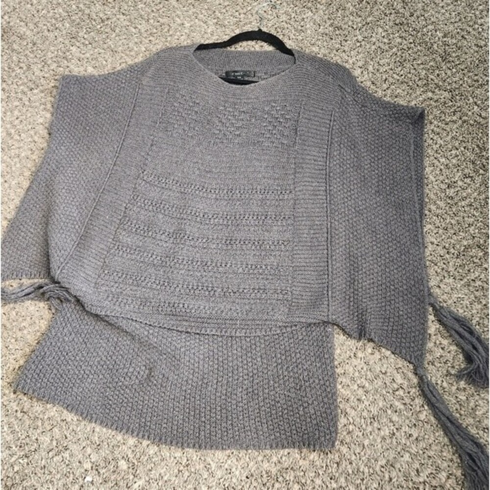 Knit Poncho-like Sweater